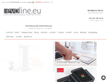 Tablet Screenshot of evoline.eu